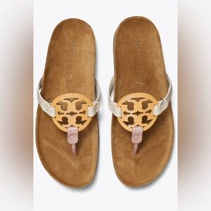 New Tory Burch Miller Cloud Sandals Sz 6